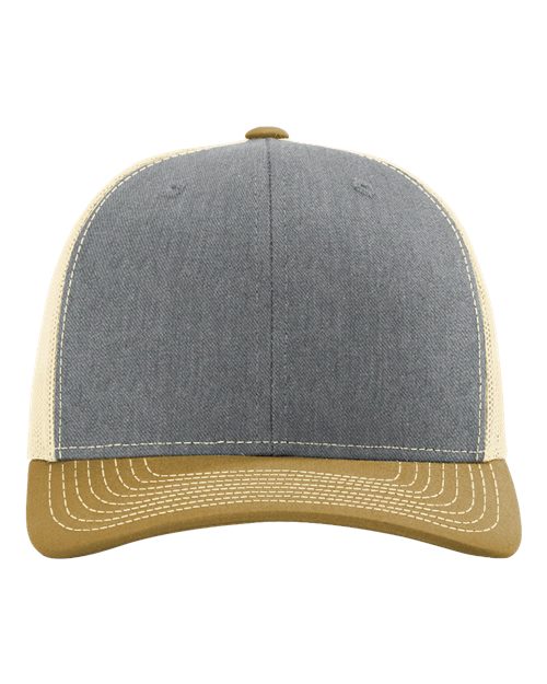 Gold Grey and Beige Hat