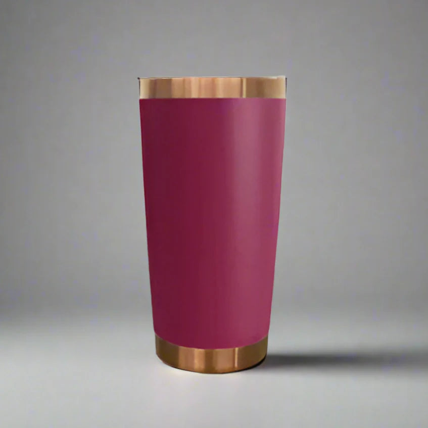 20oz Copper Plated Maroon Tumbler