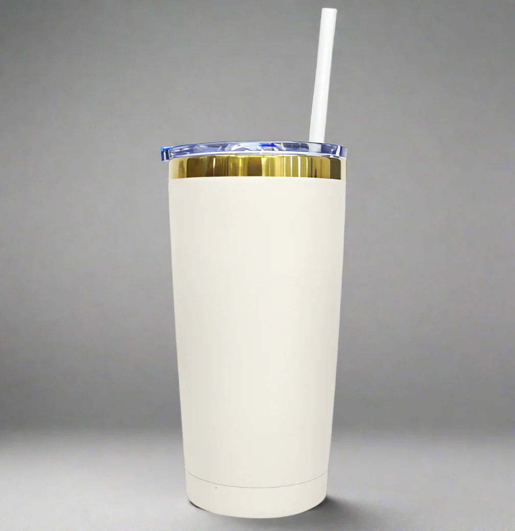 20oz Cream Tumbler