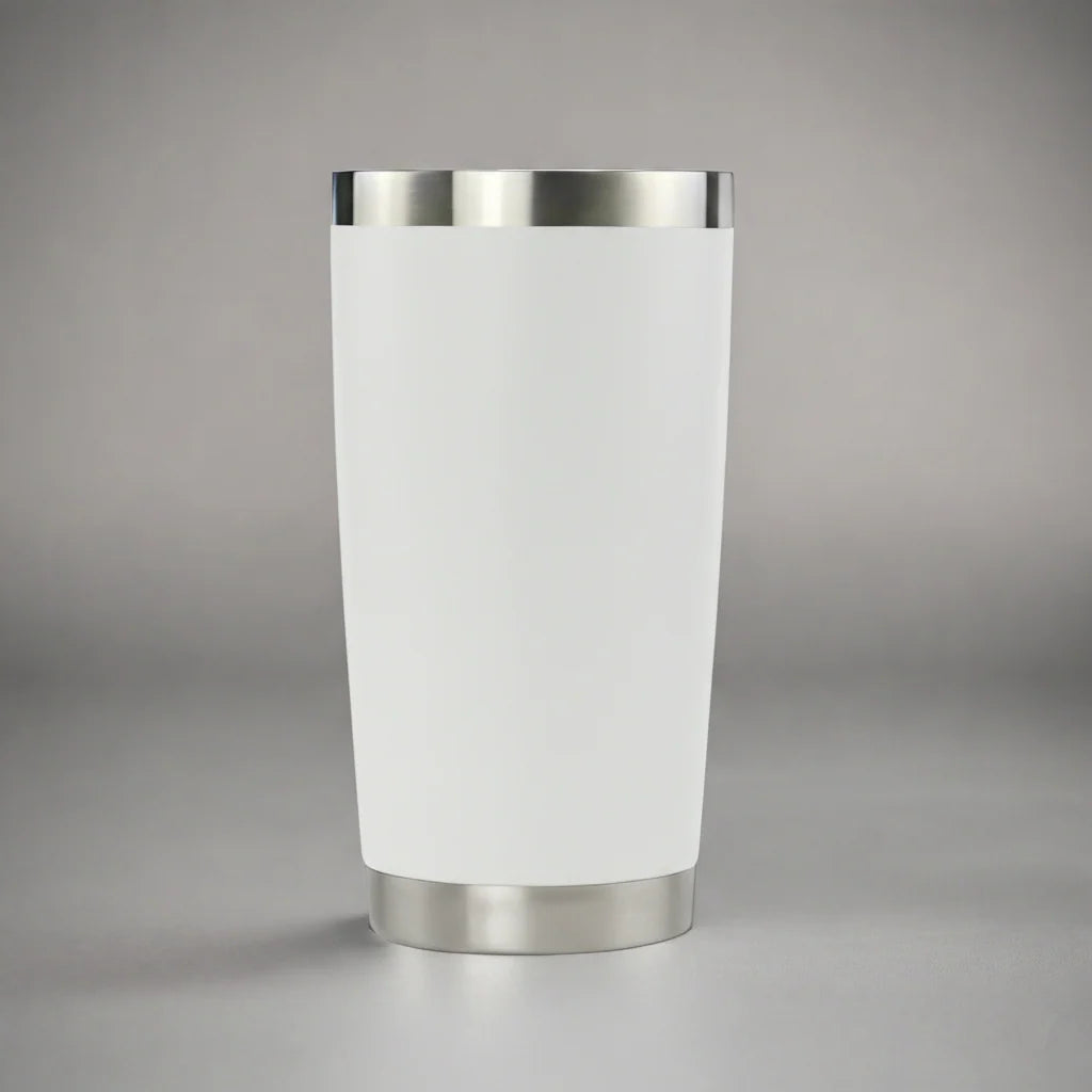 20oz White Tumbler