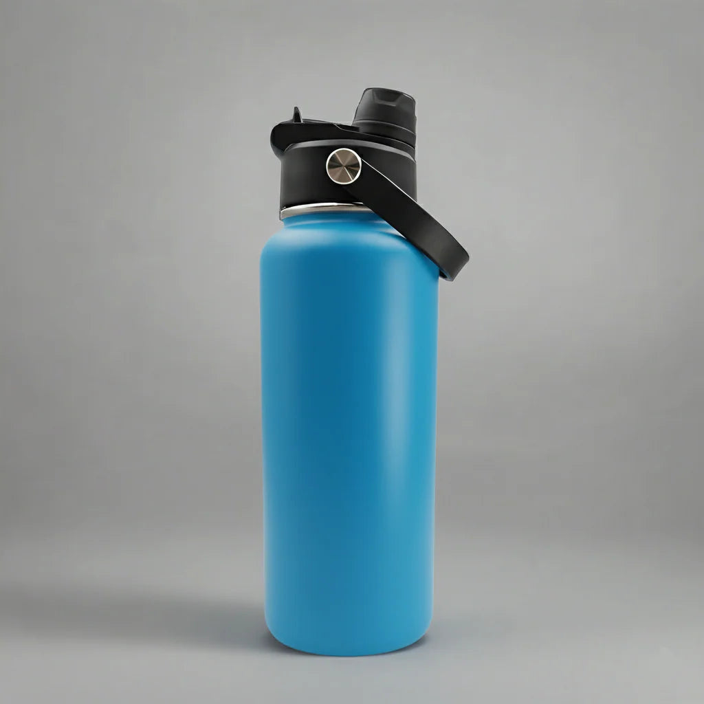 32oz Bright Blue Water Bottle