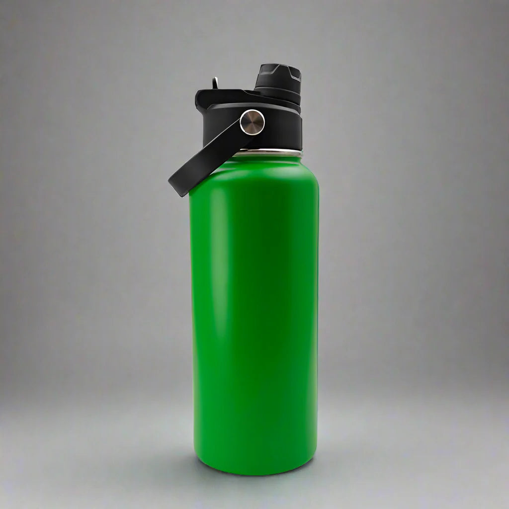 32oz Fruit Green Water Bottle