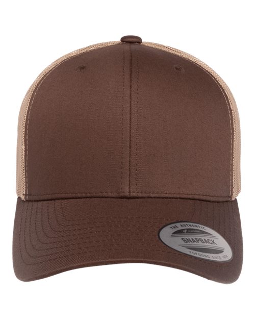 Dark Brown and Light Brown Hat