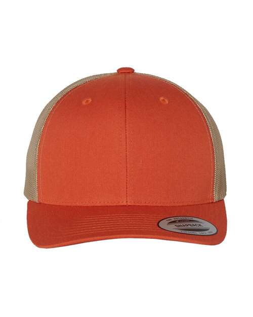 Orange and Beige Hat