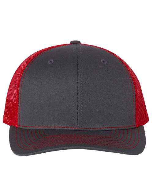 Dark Grey and Red Hat