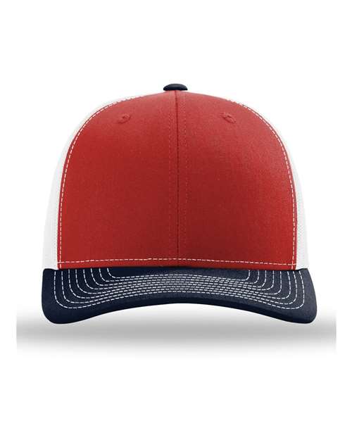 Blue Red and White Hat