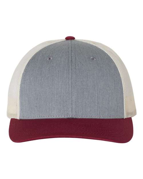 Red Grey and White Hat