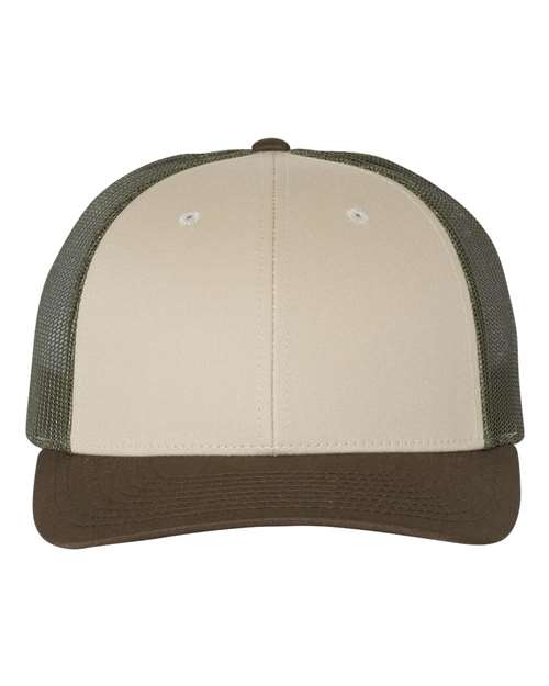 Brown Tan and Olive Hat