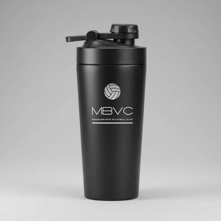 20oz Stainless Shaker Bottle - Black