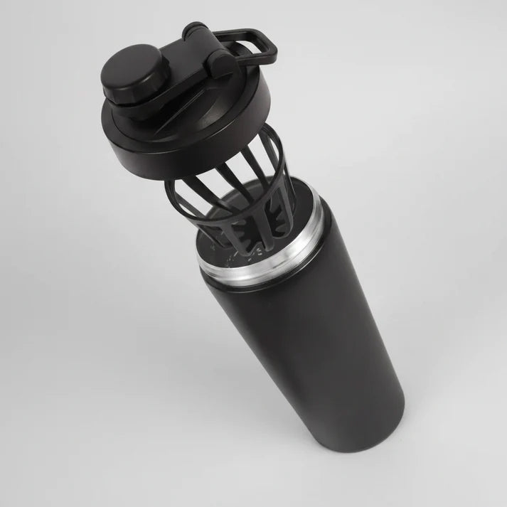 20oz Stainless Shaker Bottle - Black