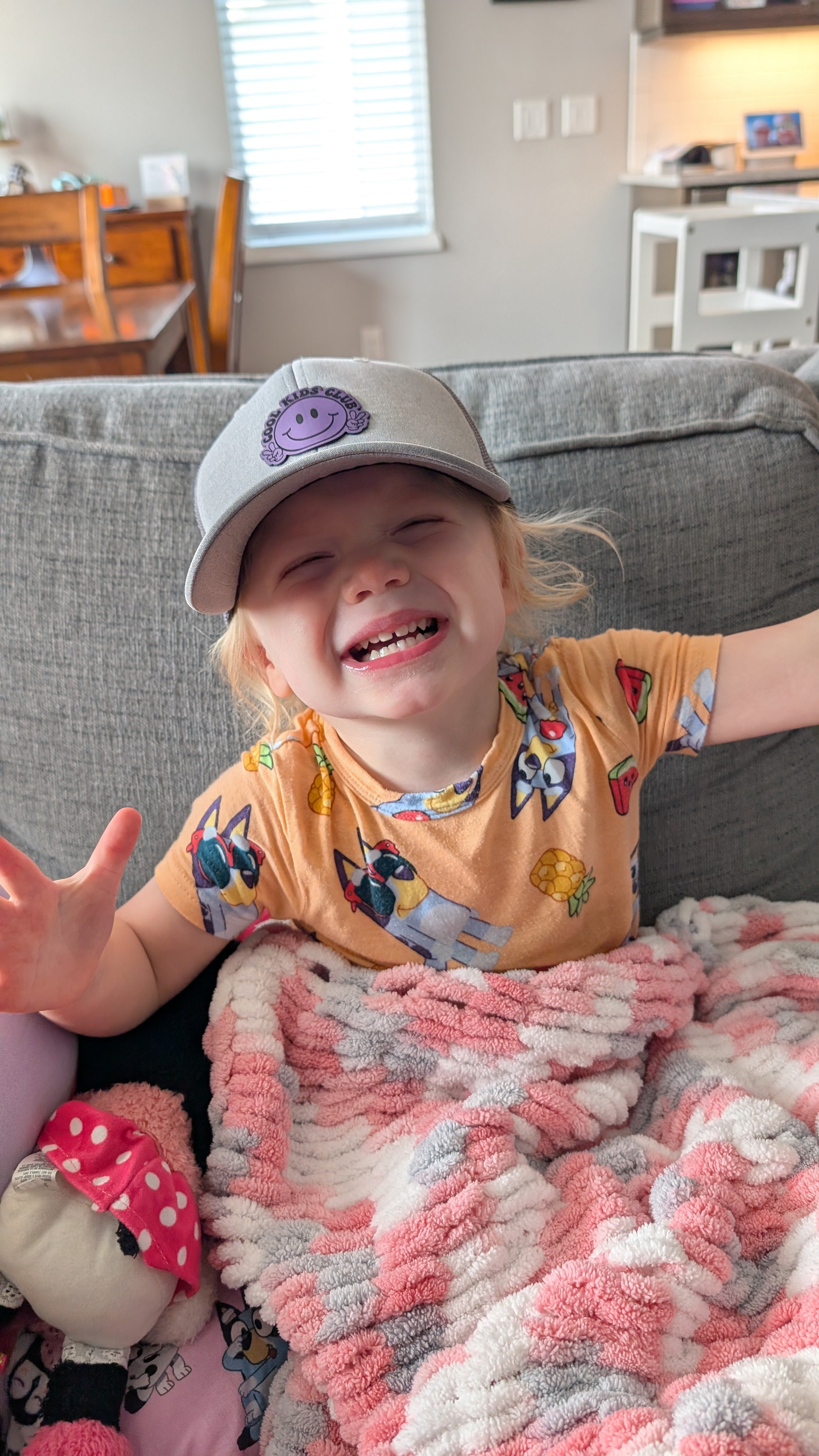 child with hat