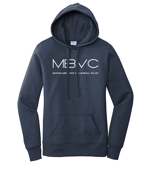 Port & Co Women's Core Fleece Pullover Hooded Sweatshirt