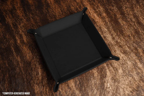 Black Leatherette Tray
