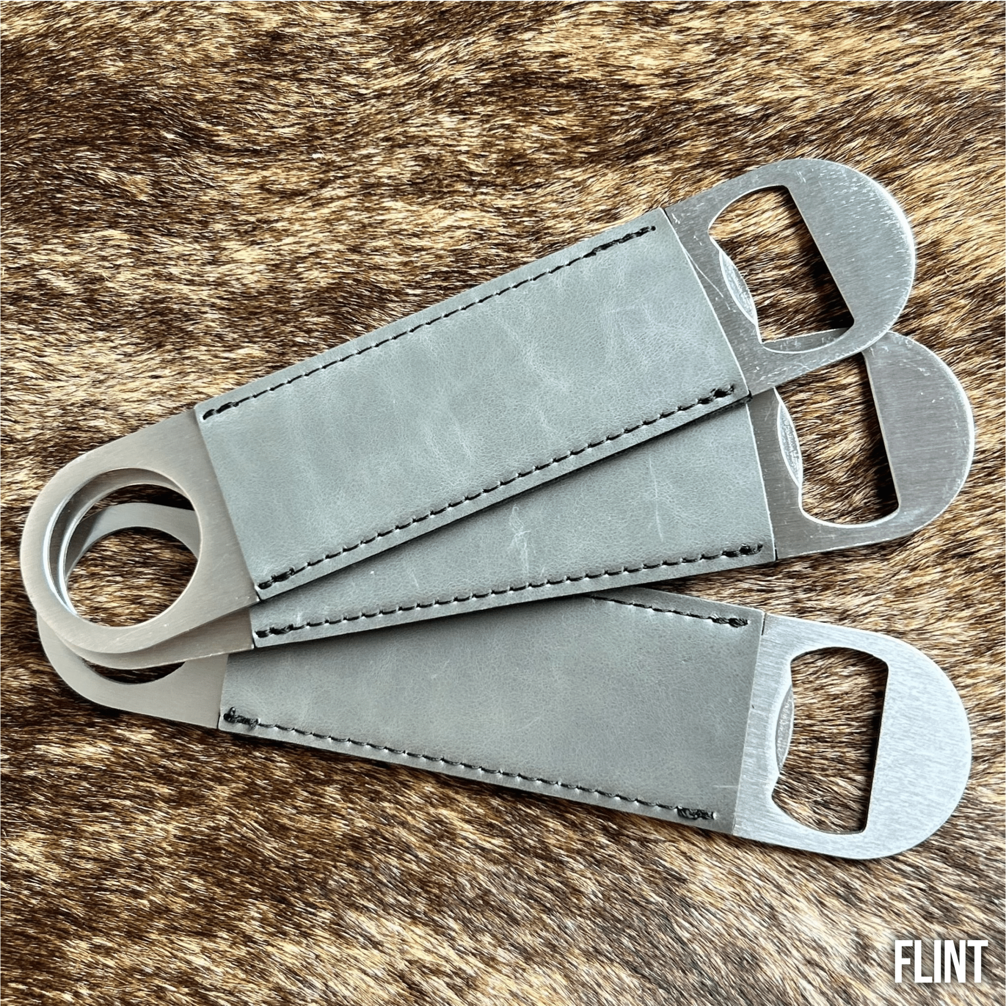 Flint Leatherette Bottle Opener