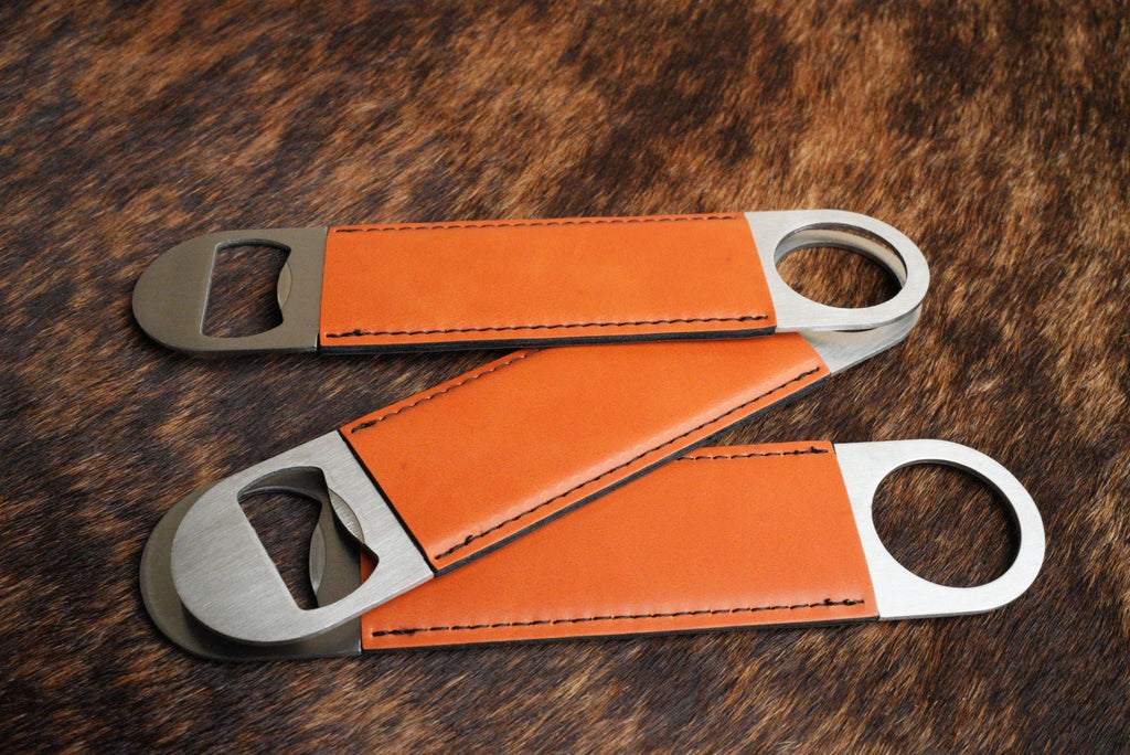 Buckskin Leatherette Bottle Opener