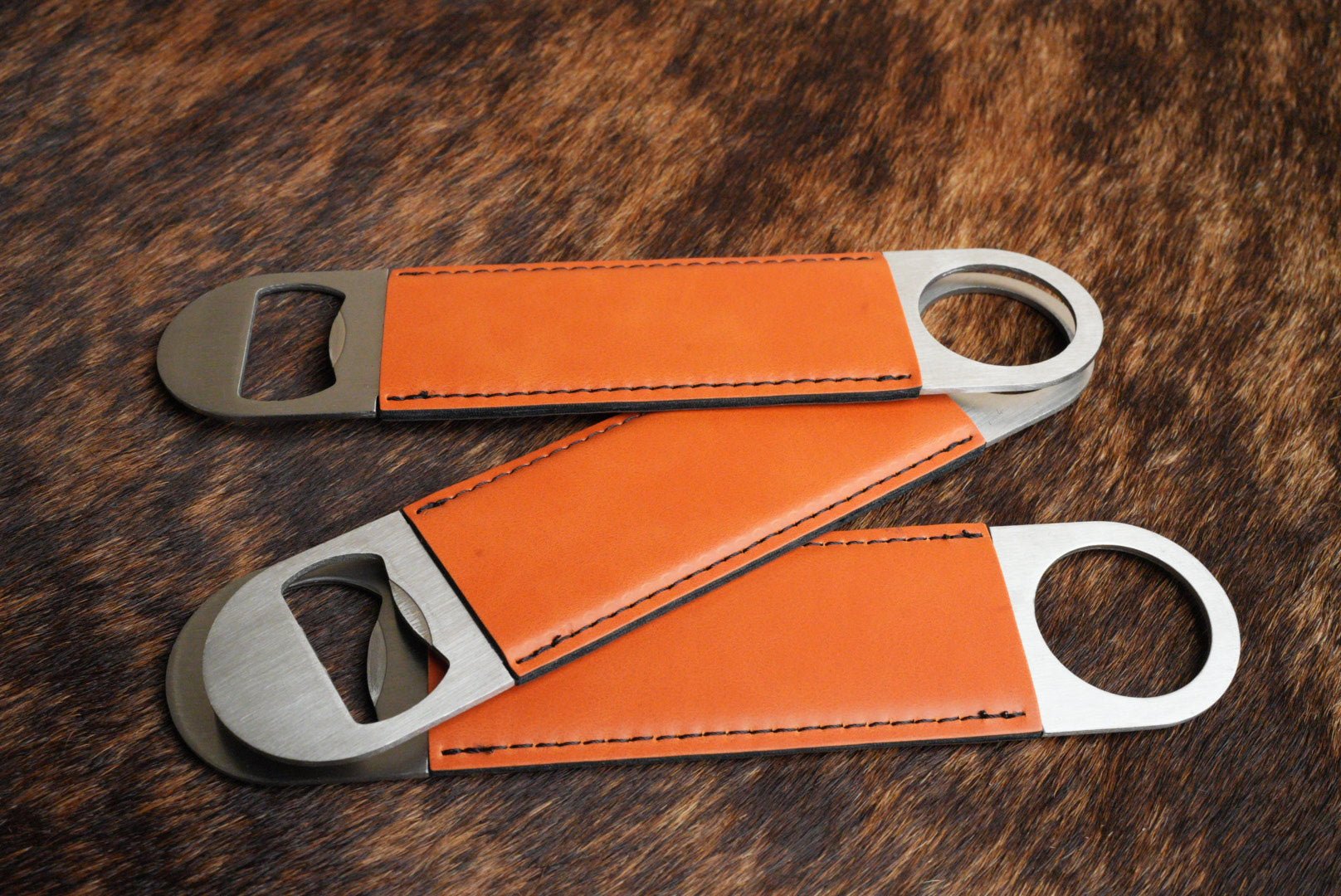 Buckskin Leatherette Bottle Opener