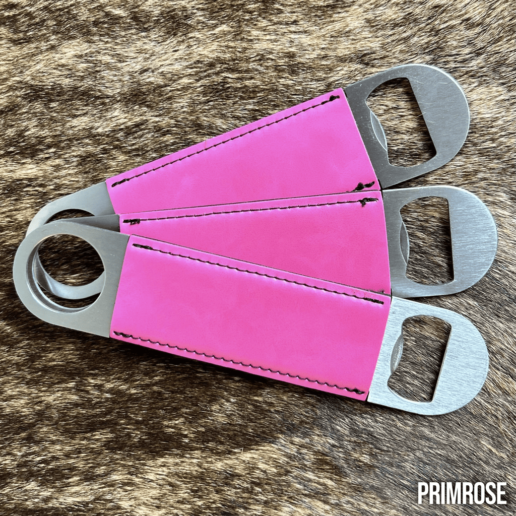 Primrose Leatherette Bottle Opener