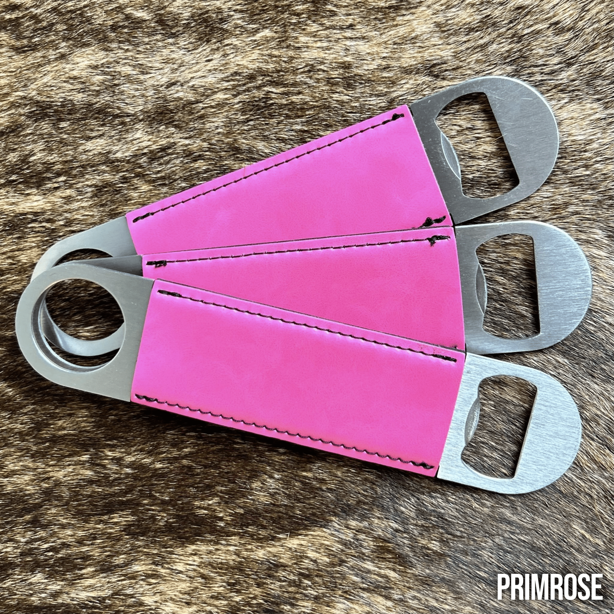Primrose Leatherette Bottle Opener
