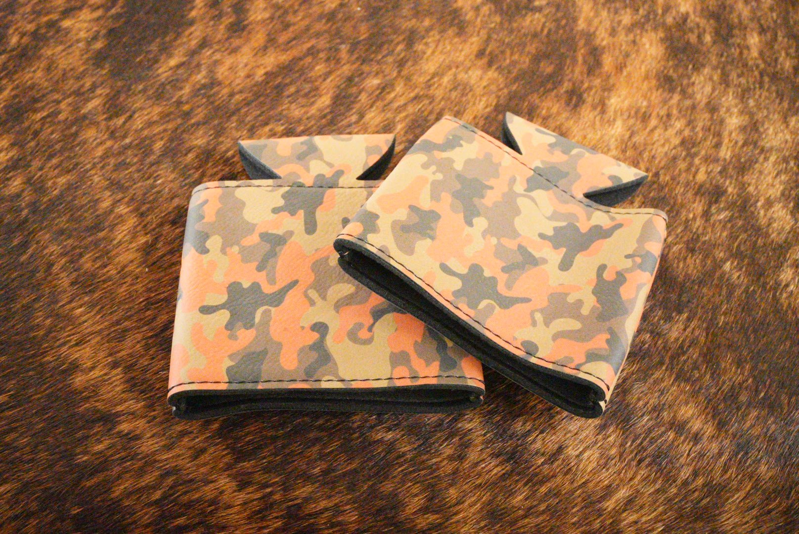 Orange Camo Can Duster