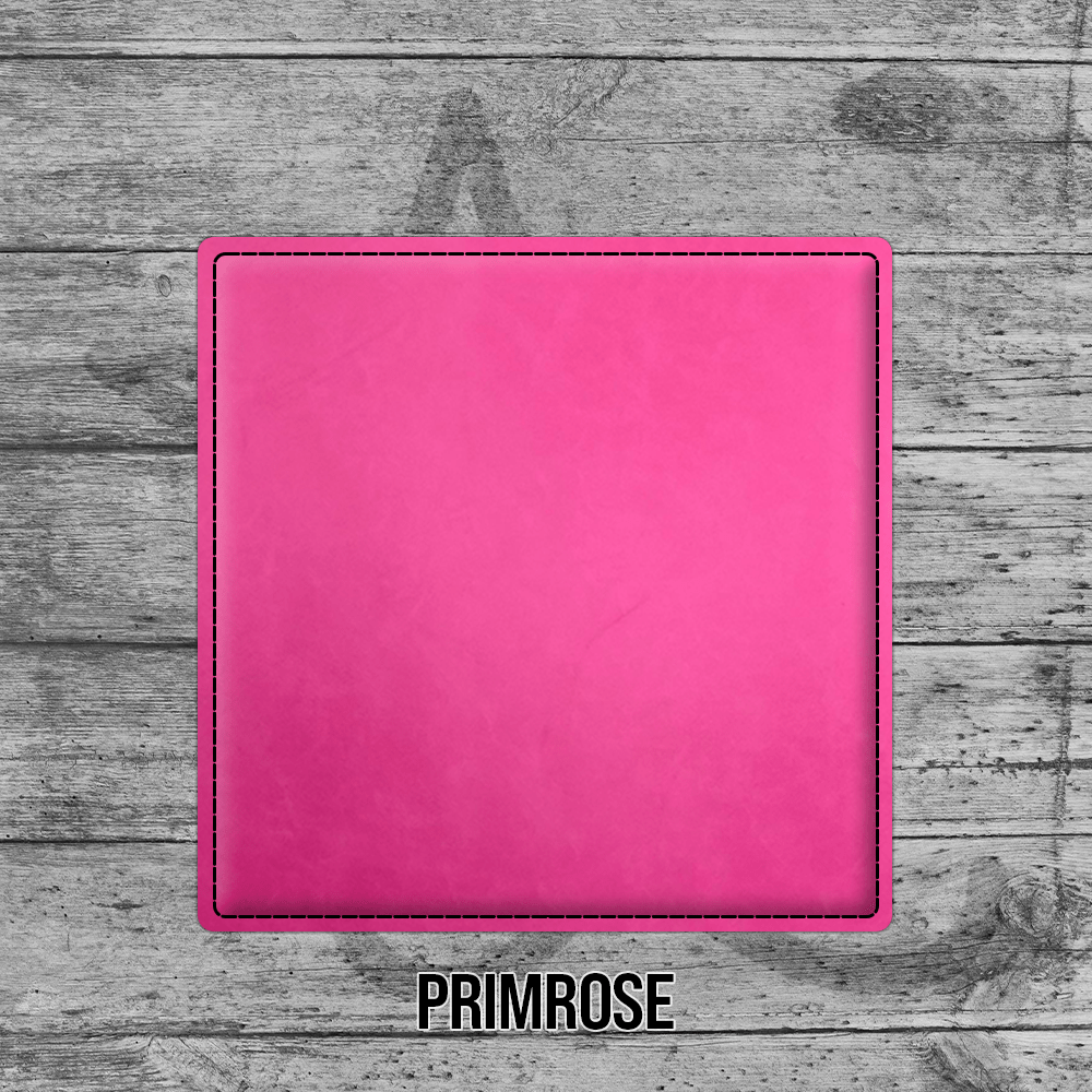 Primrose Leatherette Square Coaster