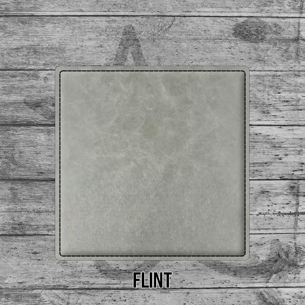Flint Leatherette Square Coaster