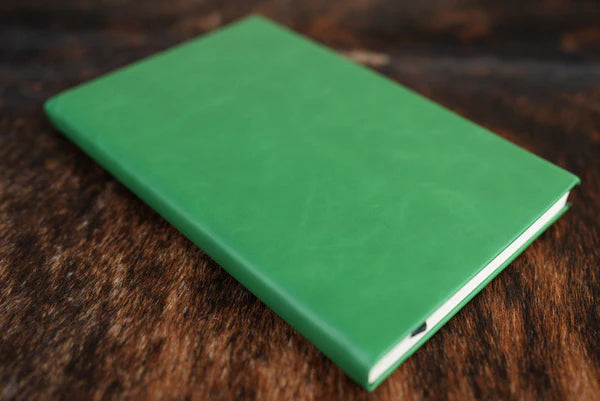 Kelly Green Leatherette Journal