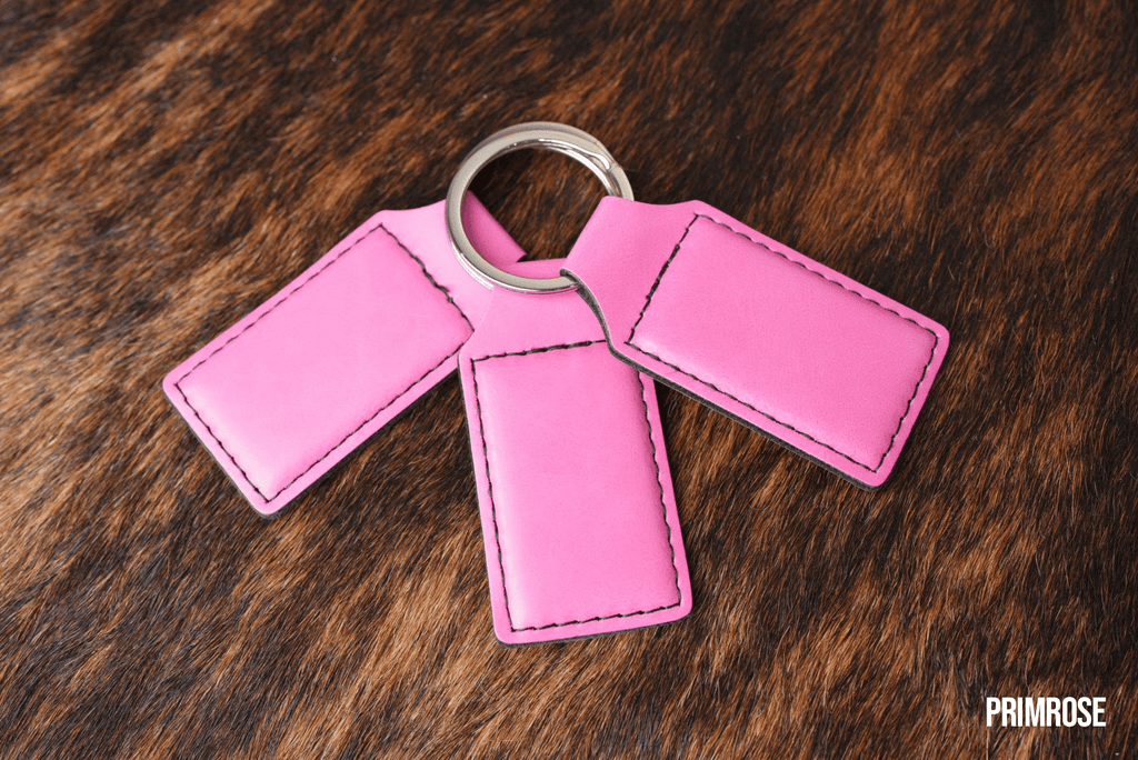 Primrose Leatherette Keychains