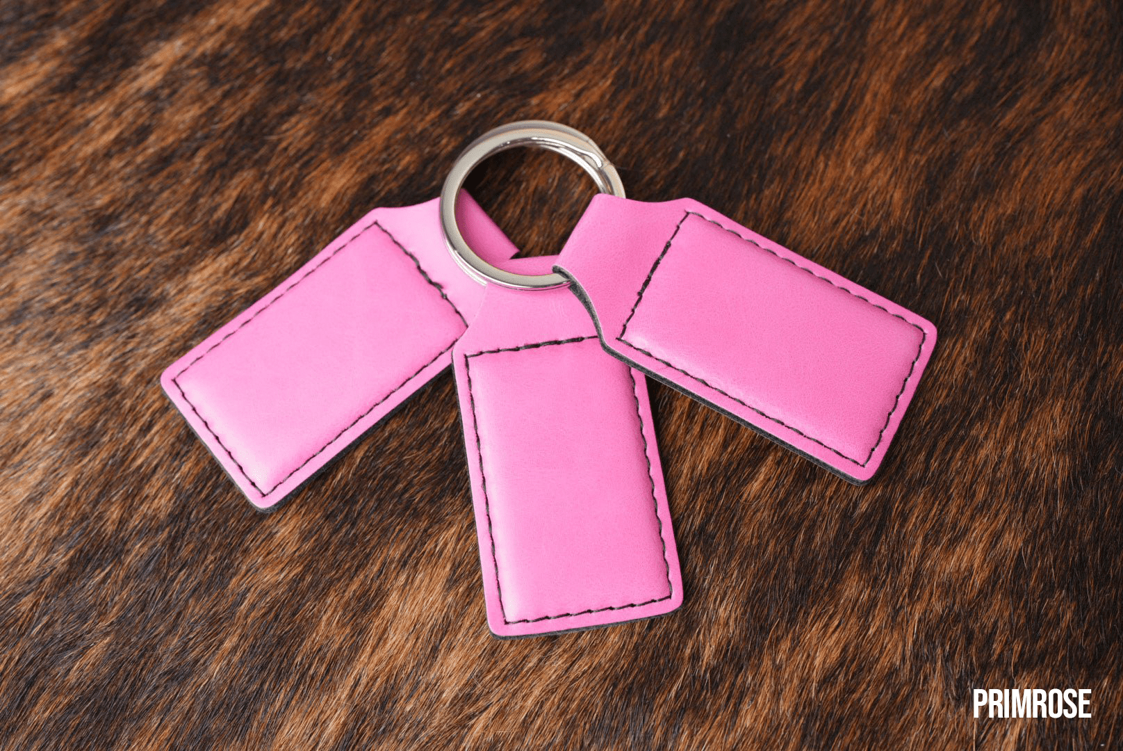 Primrose Leatherette Keychains