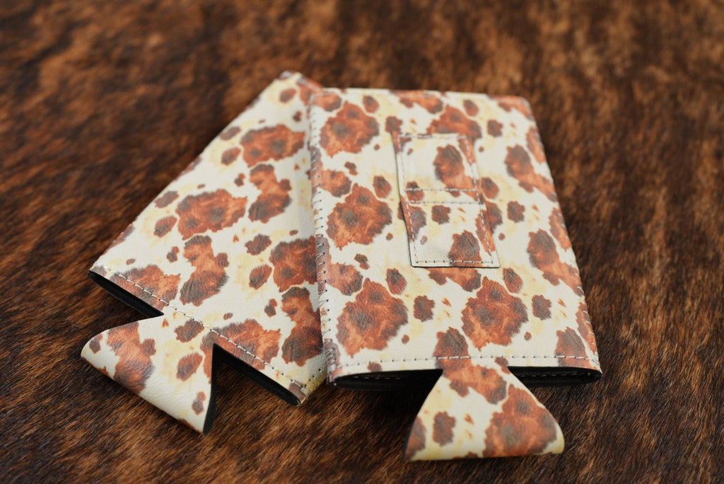 Magnetic SLIM Leatherette Can Duster Cowhide