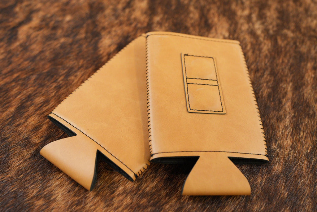 Magnetic SLIM Leatherette Can Duster Tan