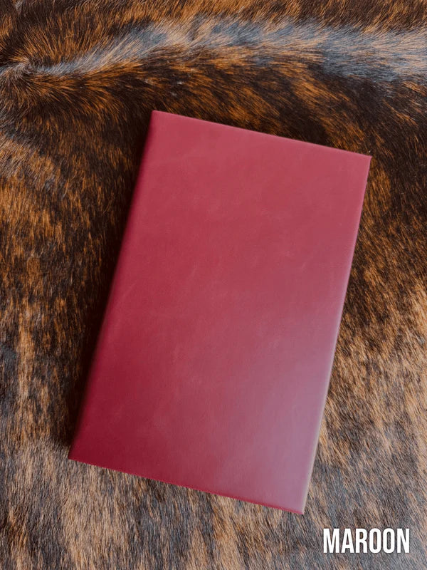 Maroon Leatherette Journal
