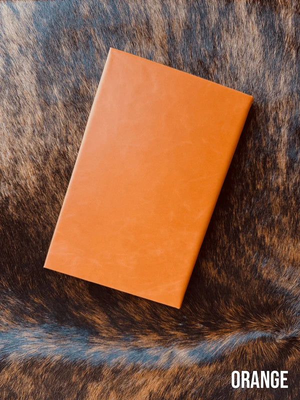 Orange Leatherette Journal