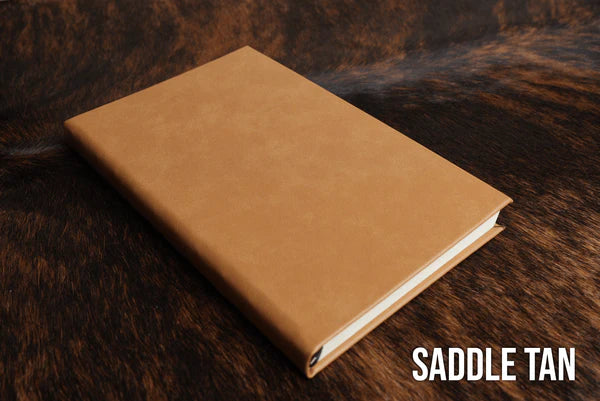 Saddle Tan Leatherette Journal