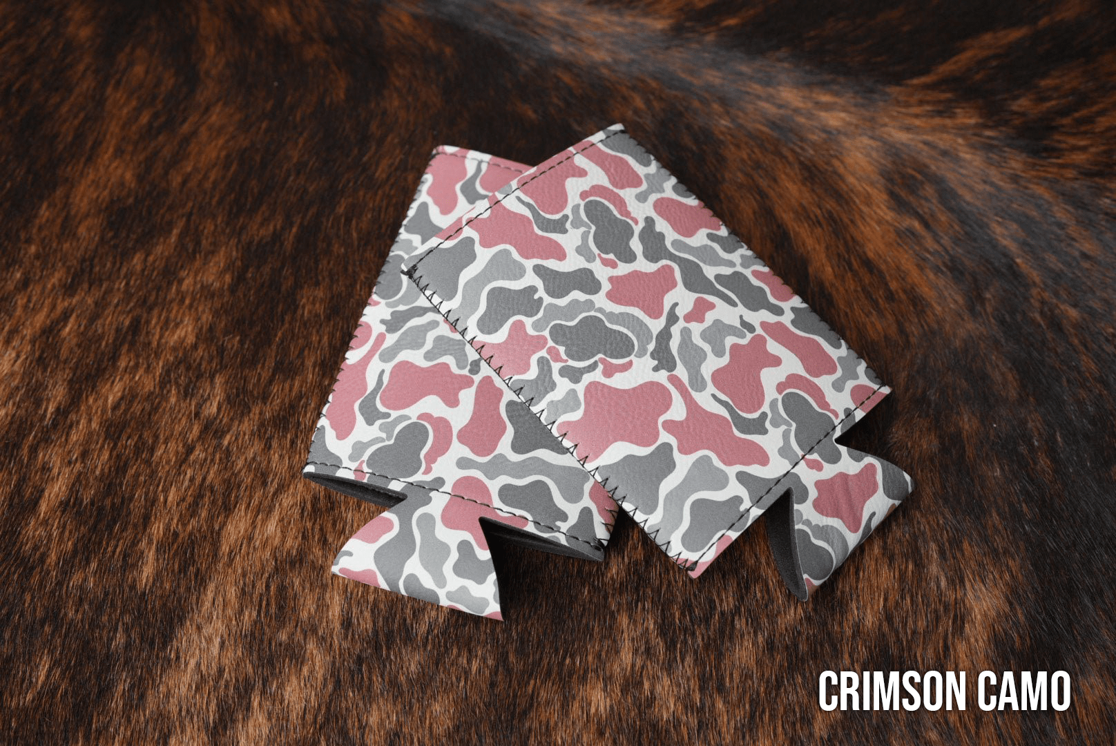 Crimson Camo  Slim Can Duster